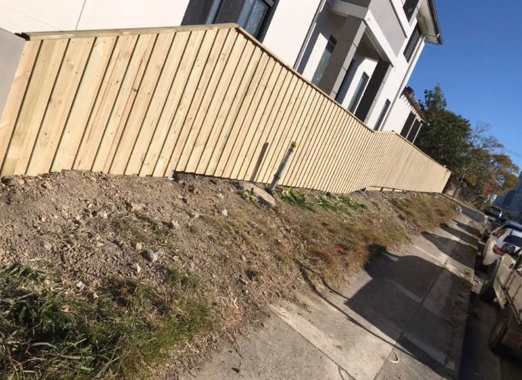 wooden fence