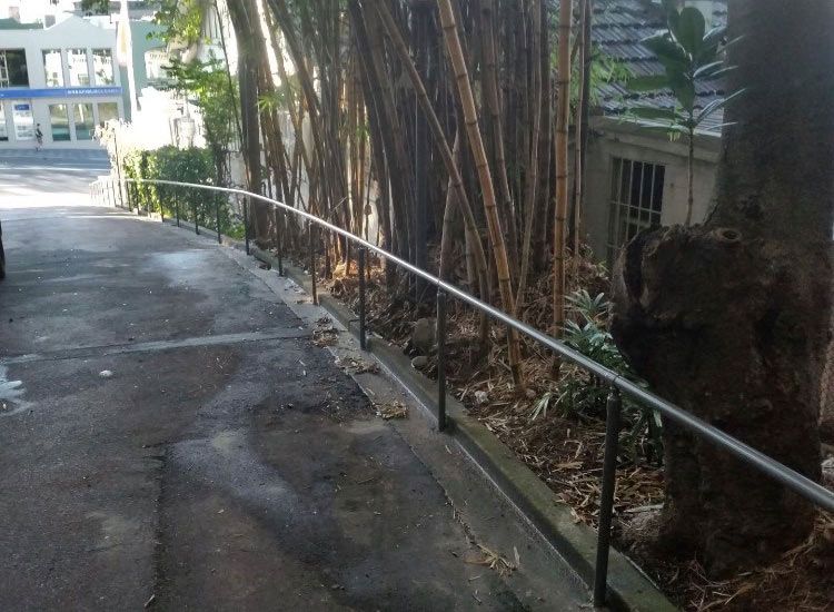 metal railing
