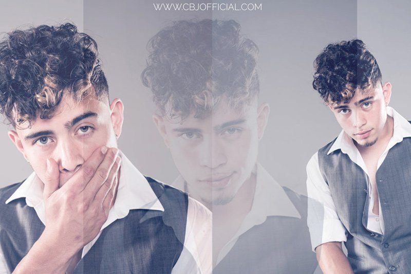 View of man hair styling done at CBJ