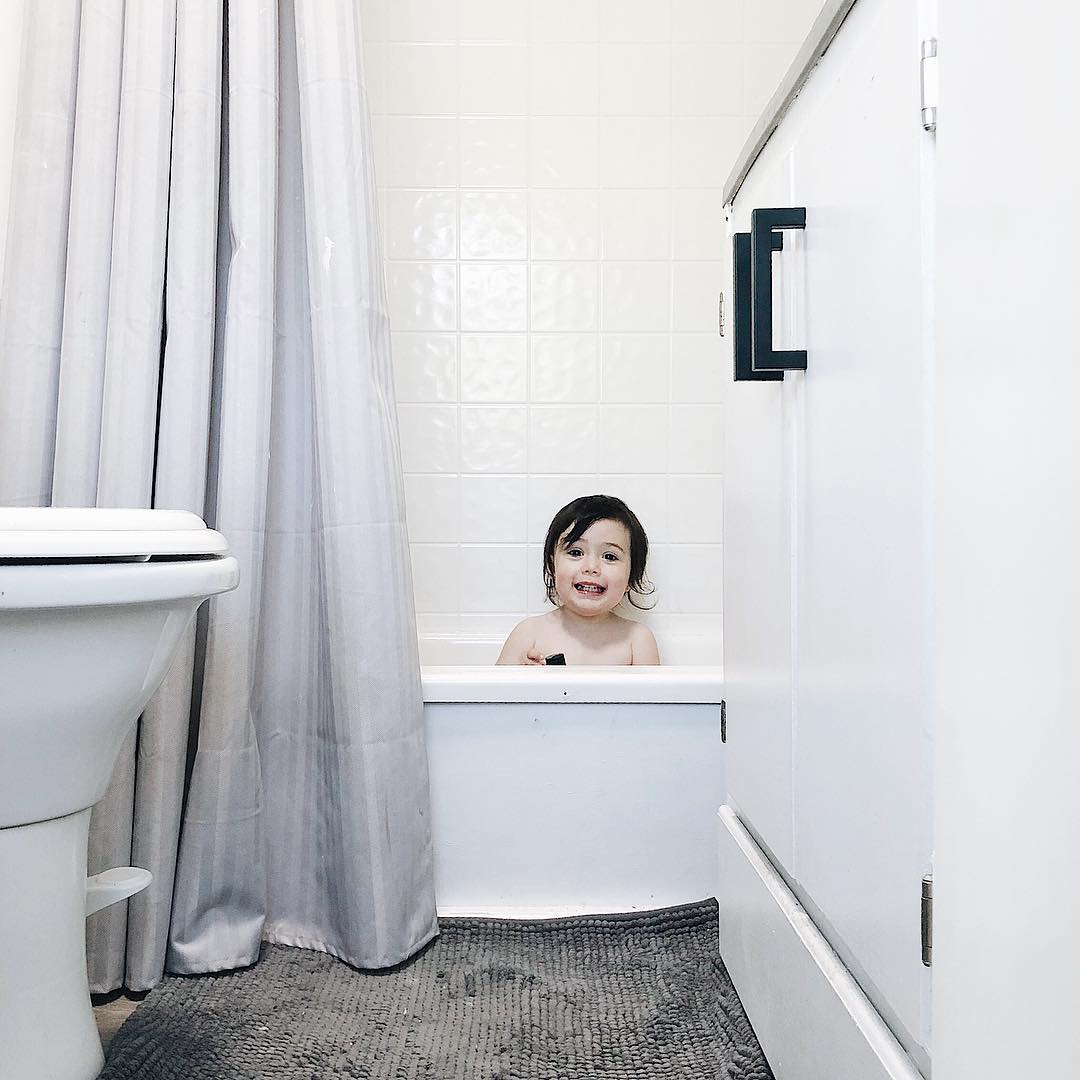 tiny living bathroom school bus conversion