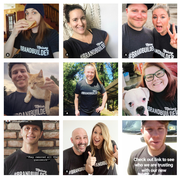 Maisey Brand Builder T-shirt from Custom Ink