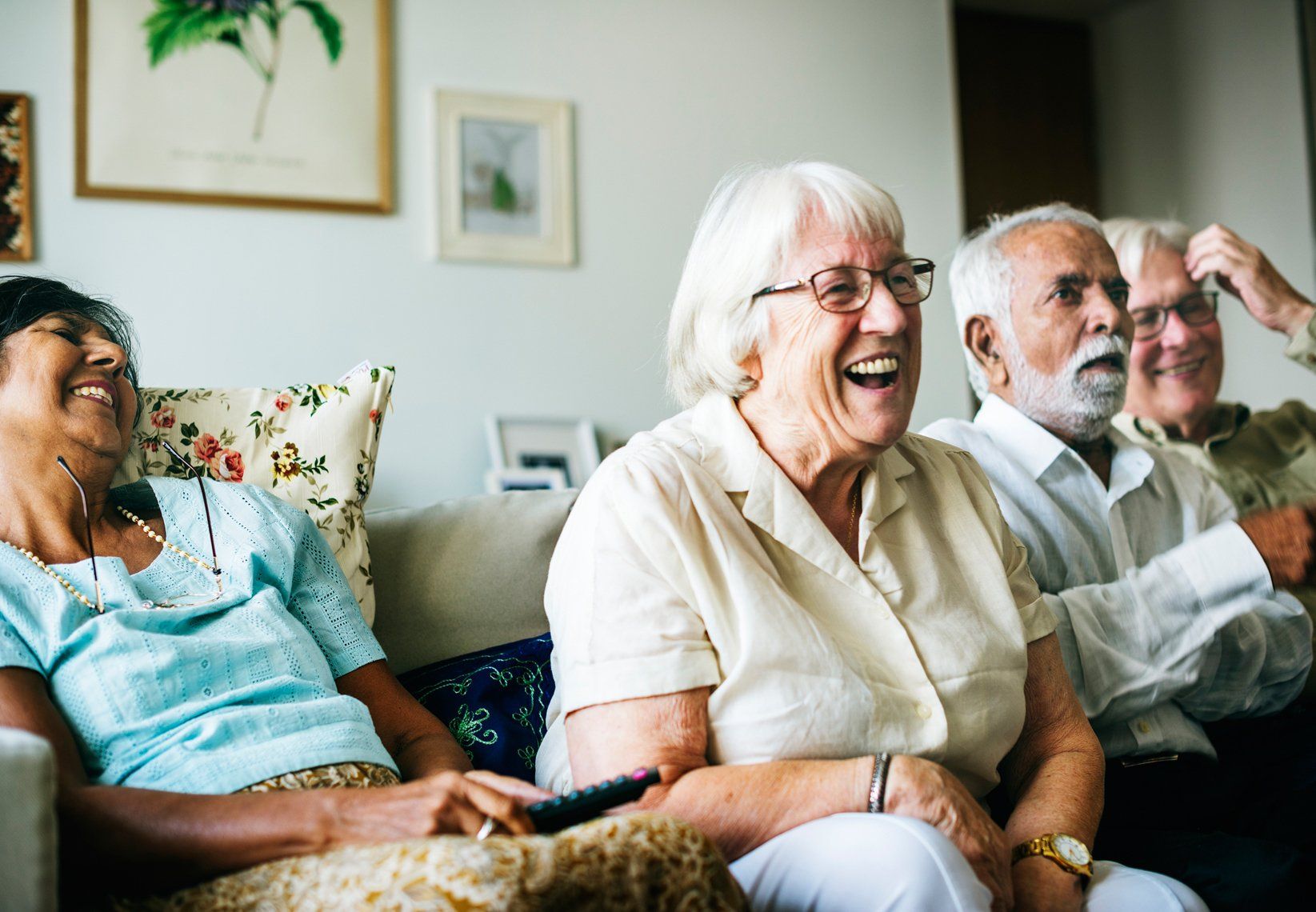 Health Services — Happy Senior People Watching Television In Spring, MD Health Services — Happy Senior People Watching Television In Spring, MD