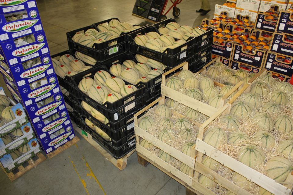 cassette di melone cantalupo
