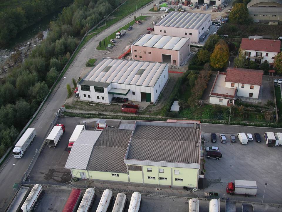 vista azienda dall'alto