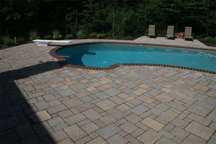 Pool Hardscapes — Open Pool in Marietta, PA