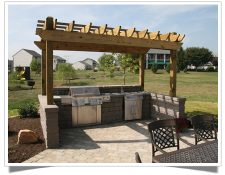 Landscape — Backyard Sink Landscape in Marietta, PA