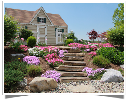 Lancaster County — Sample Stairs Landcape in Marietta, PA