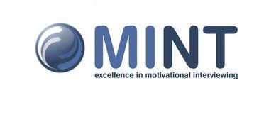 A mint logo that says excellence in motivational interviewing