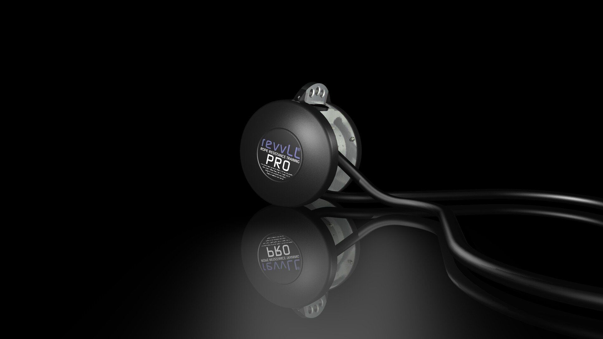 Black earbuds with a glossy finish and reflection on a dark background