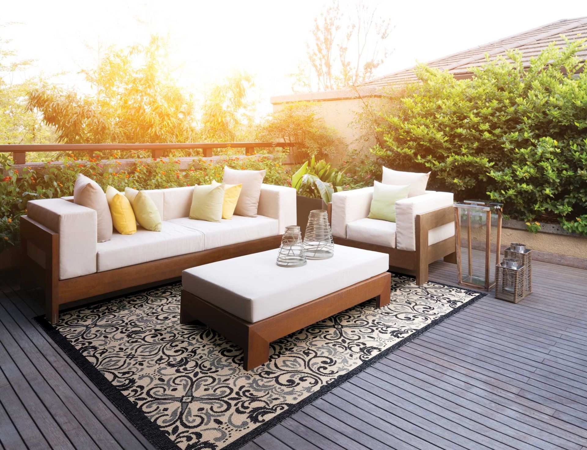 Patterned Outdoor Area Rug