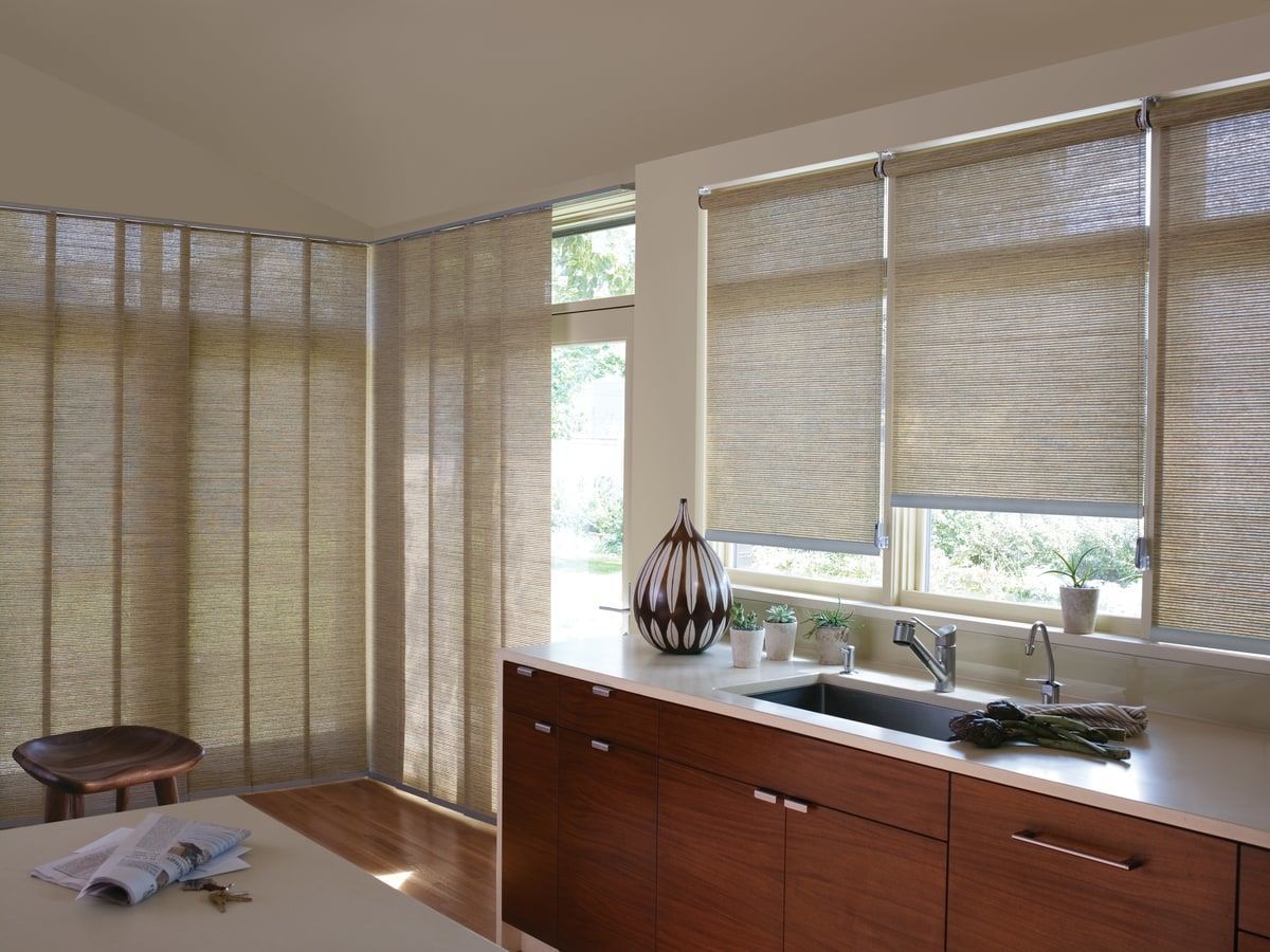Custom Shutters in Modern Kitchen