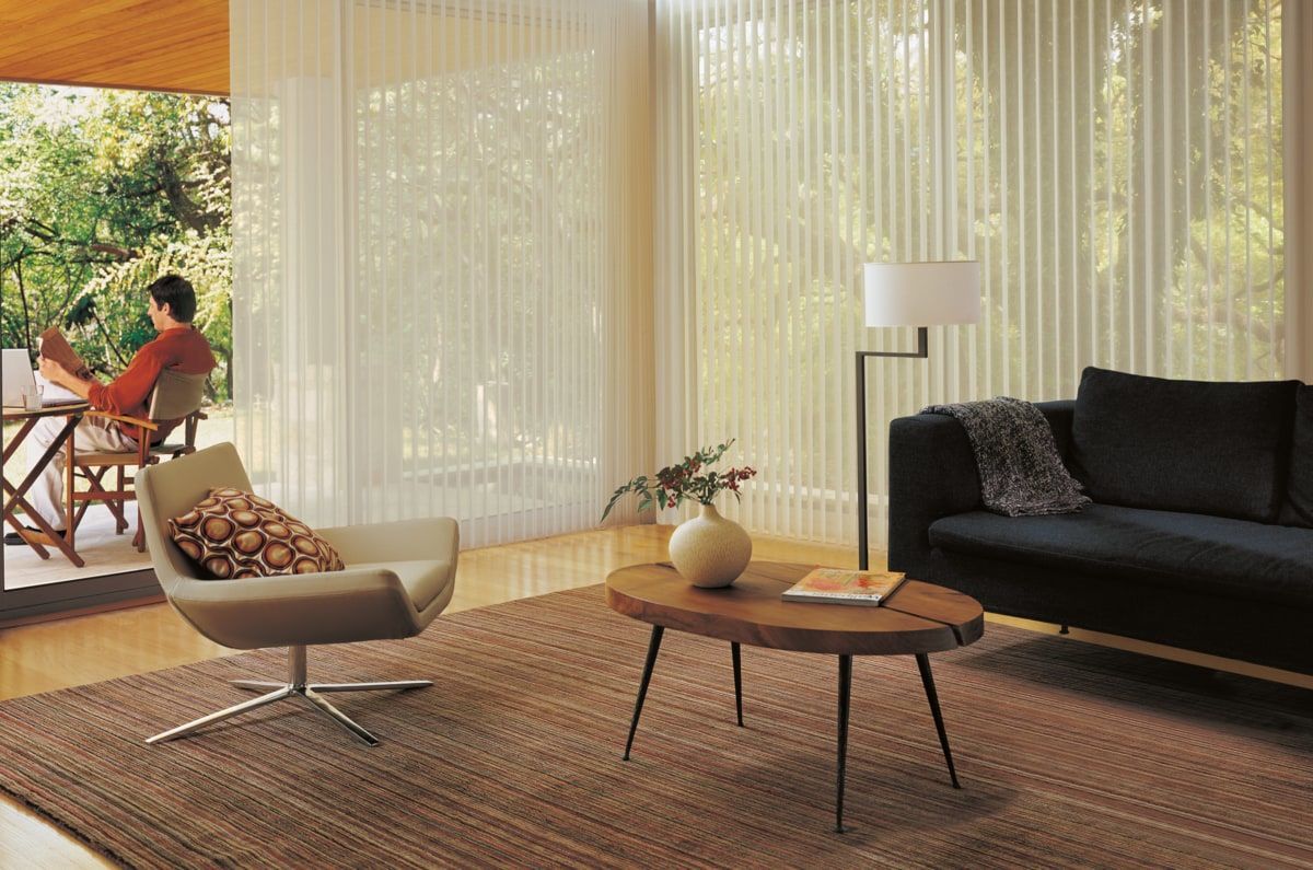 Custom Shutters in Living Room