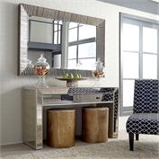 Living room furniture display with home décor in Laredo, TX