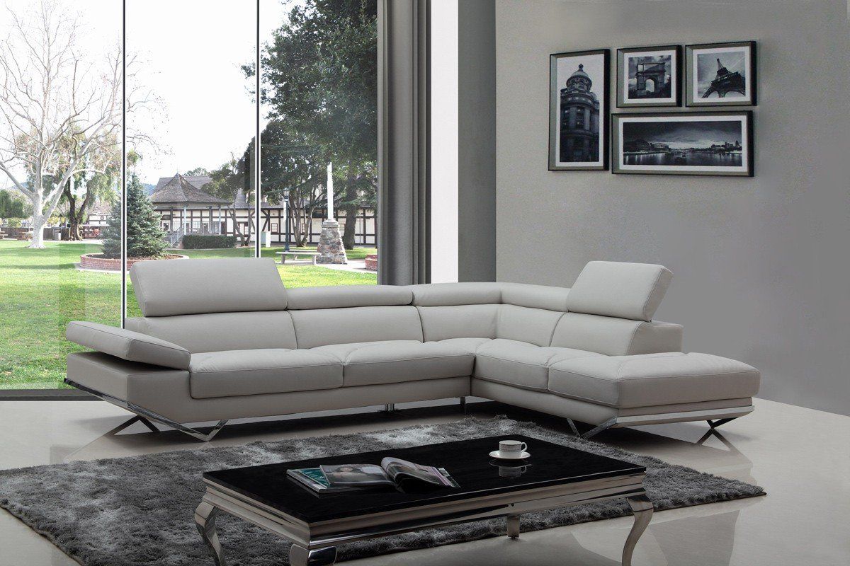 Spacious Sitting Area Featuring Gray Living Room Furniture
