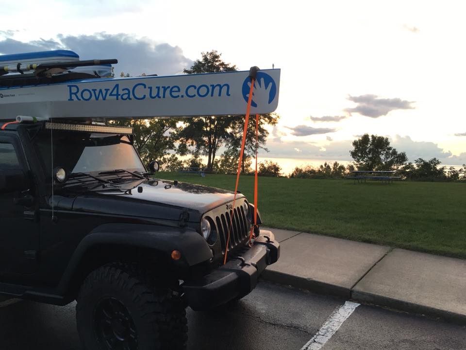 2016 Row4aCure boat rowboat at Lakefront