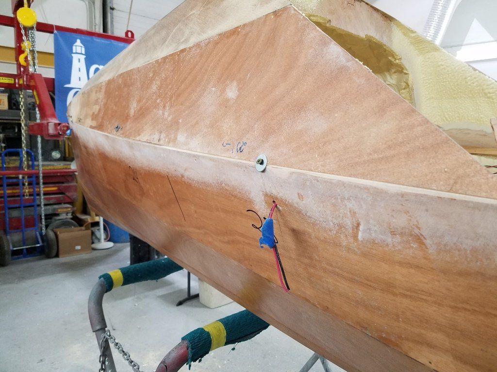 Row4Kids boat build in process