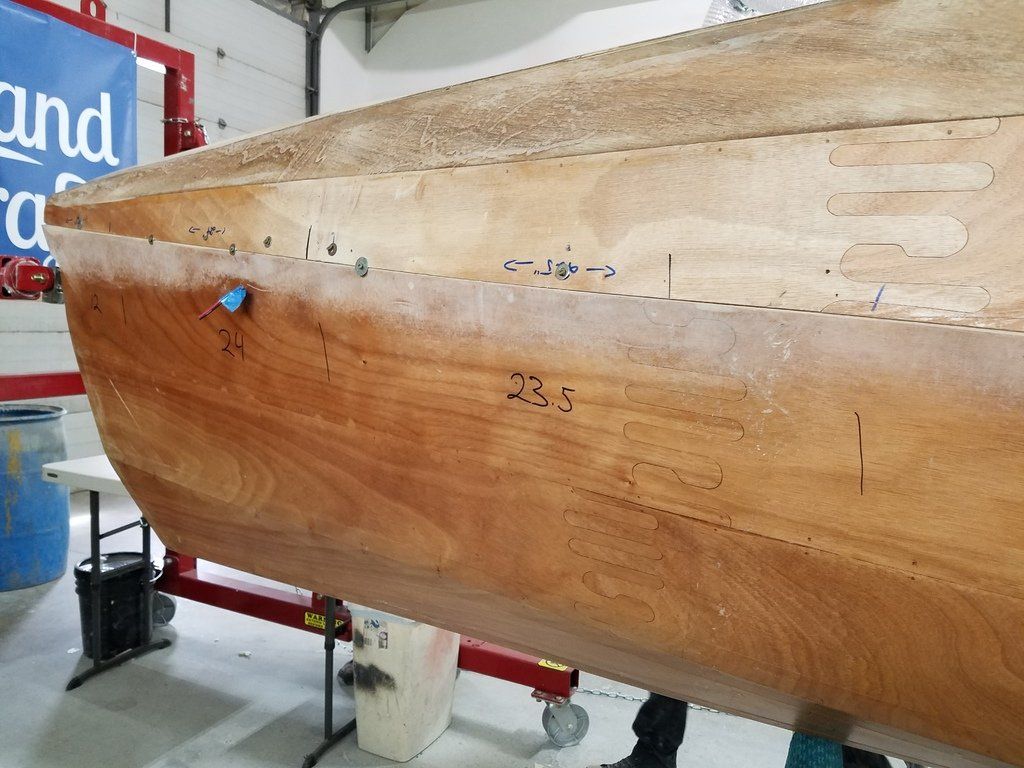 Row4Kids boat build in process