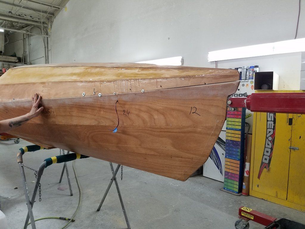 Row4Kids boat build in process