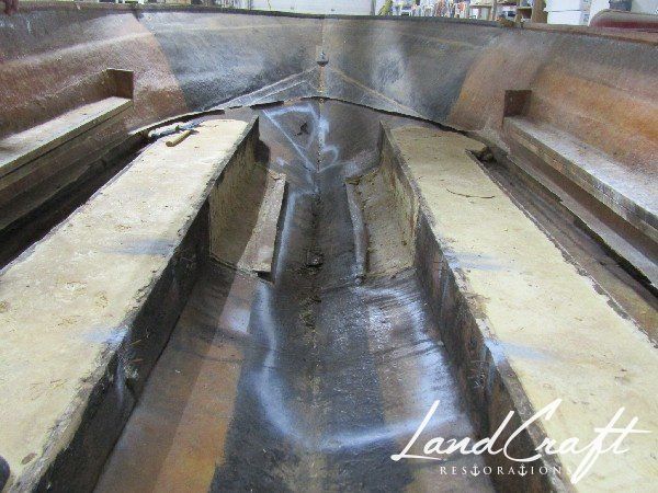 Rally boat restoration in process