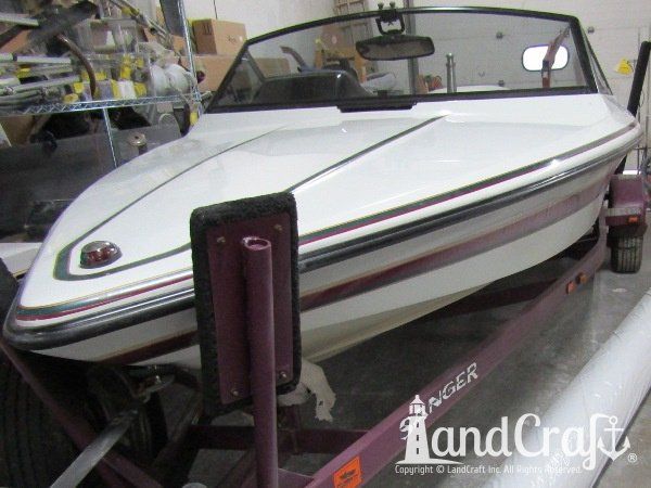 Sanger Boat before restoration