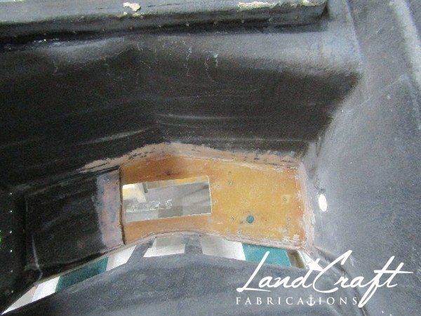 Spirit boat center console repair and custom fabrication in process