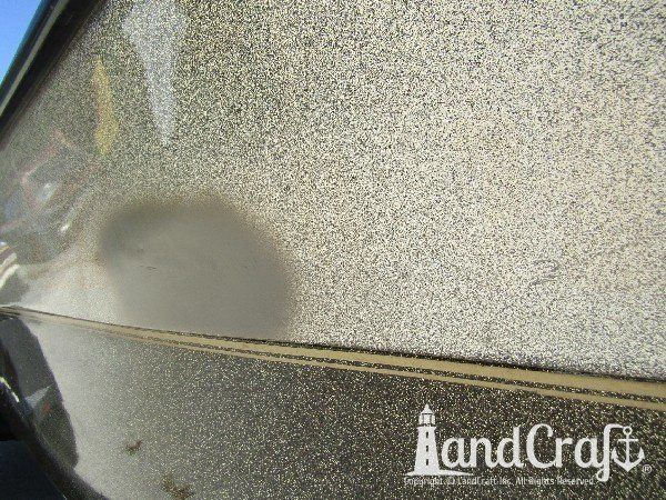 Improper prior repair brought in for a proper metalflake repair