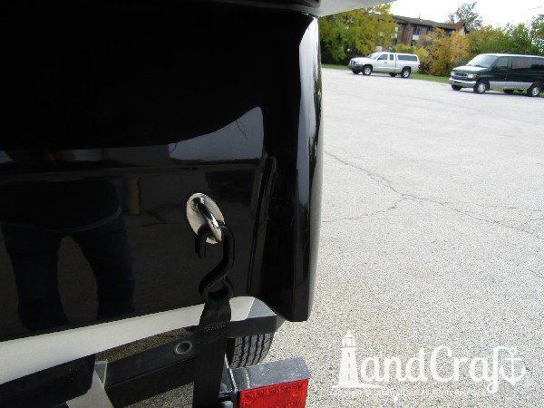 Factory defect air voids repaired and refinished in gelcoat