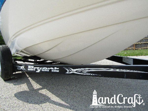 Structural fiberglass and gelcoat repairs completed on this Bryant boat