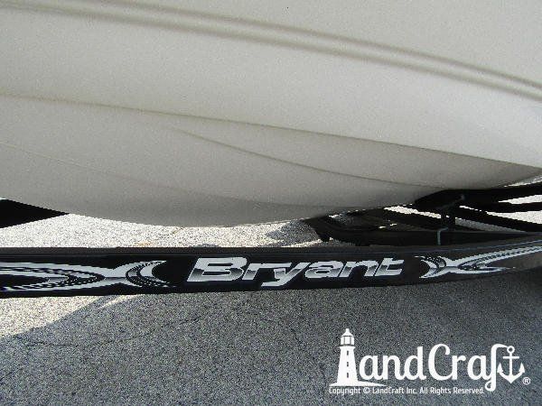 Structural fiberglass and gelcoat repairs completed on this Bryant boat