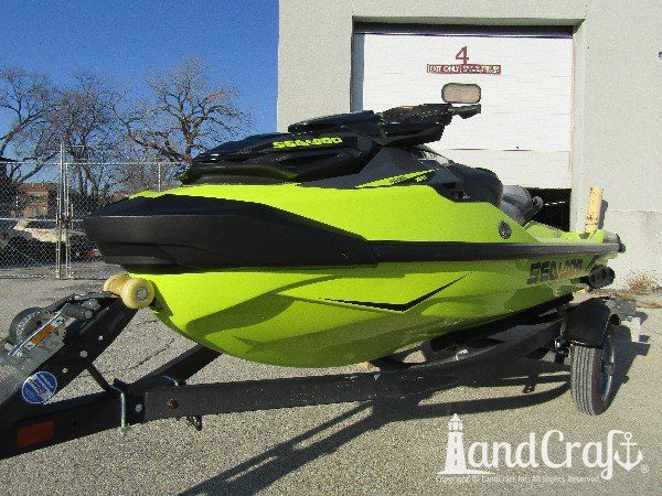 Sea Doo personal watercraft after repairs and refinishing