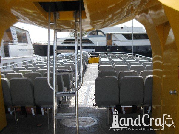 Seadog commercial passenger vessel on dry dock for structural repairs