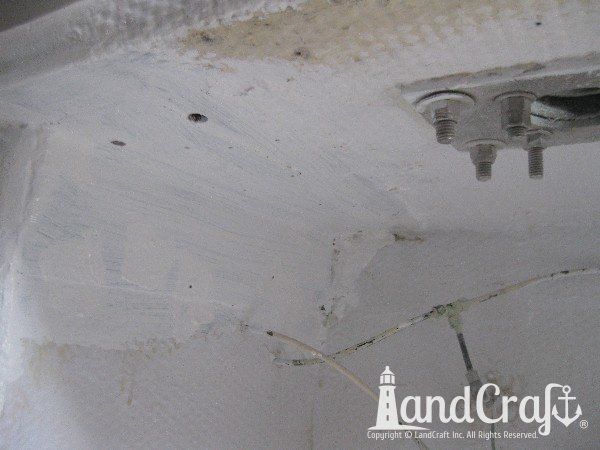 Seadog commercial passenger vessel with structural damage