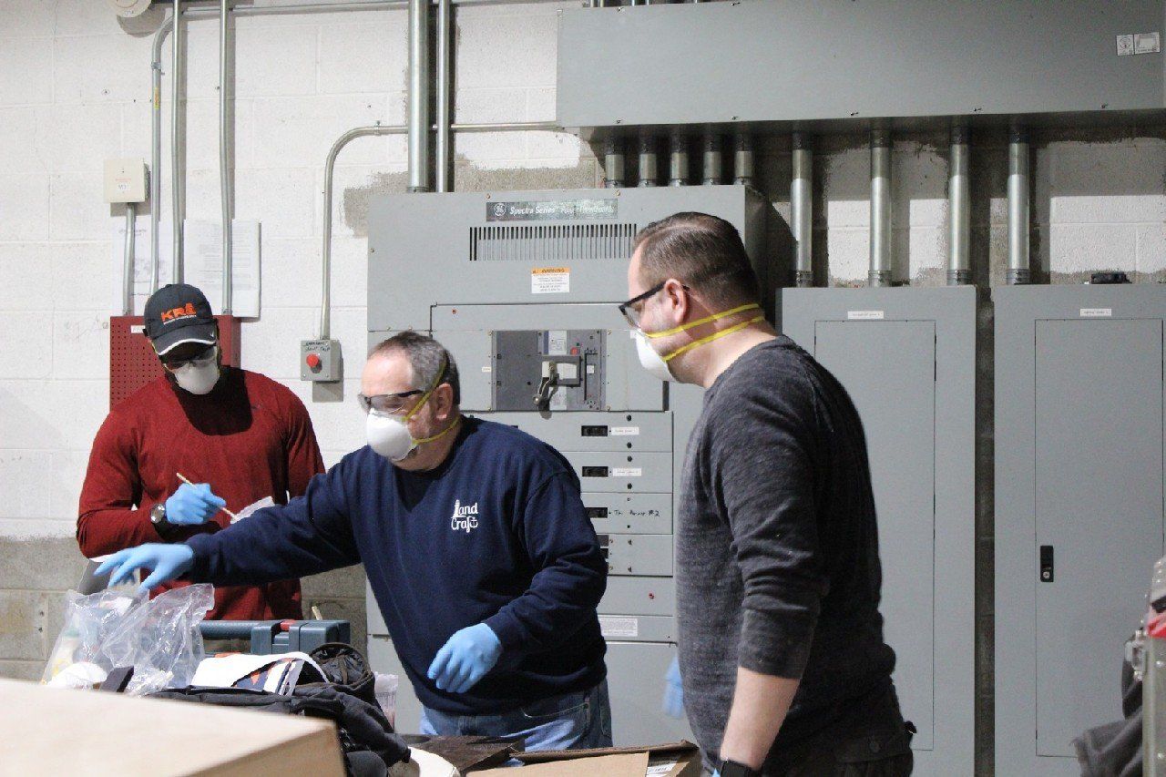 Row4Kids boat in build process with Keith Lekberg and Charles Tillman