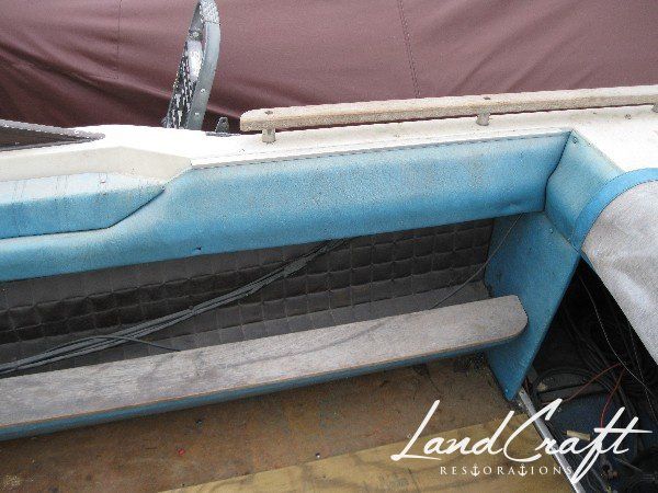 Rally boat before complete restoration