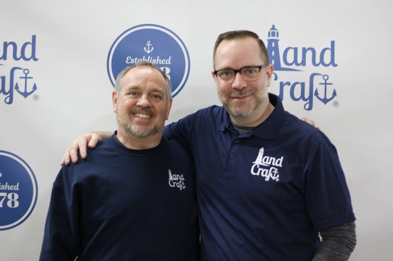 Keith Lekberg with Jacob Beckley at LandCraft