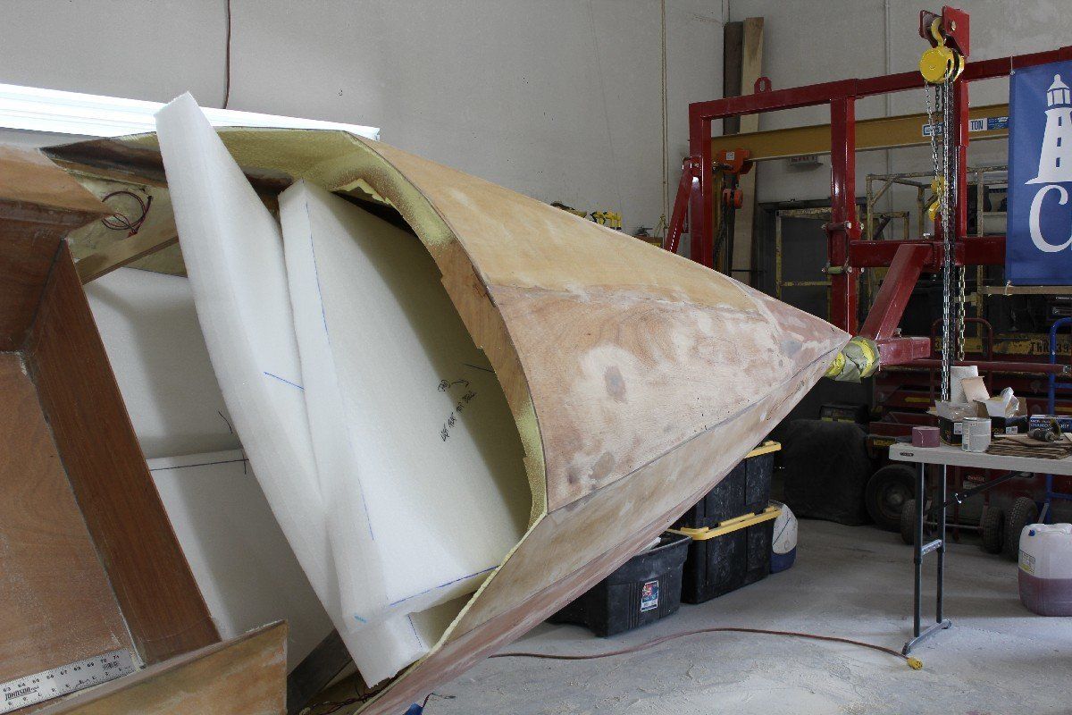 Row4Kids boat build in process