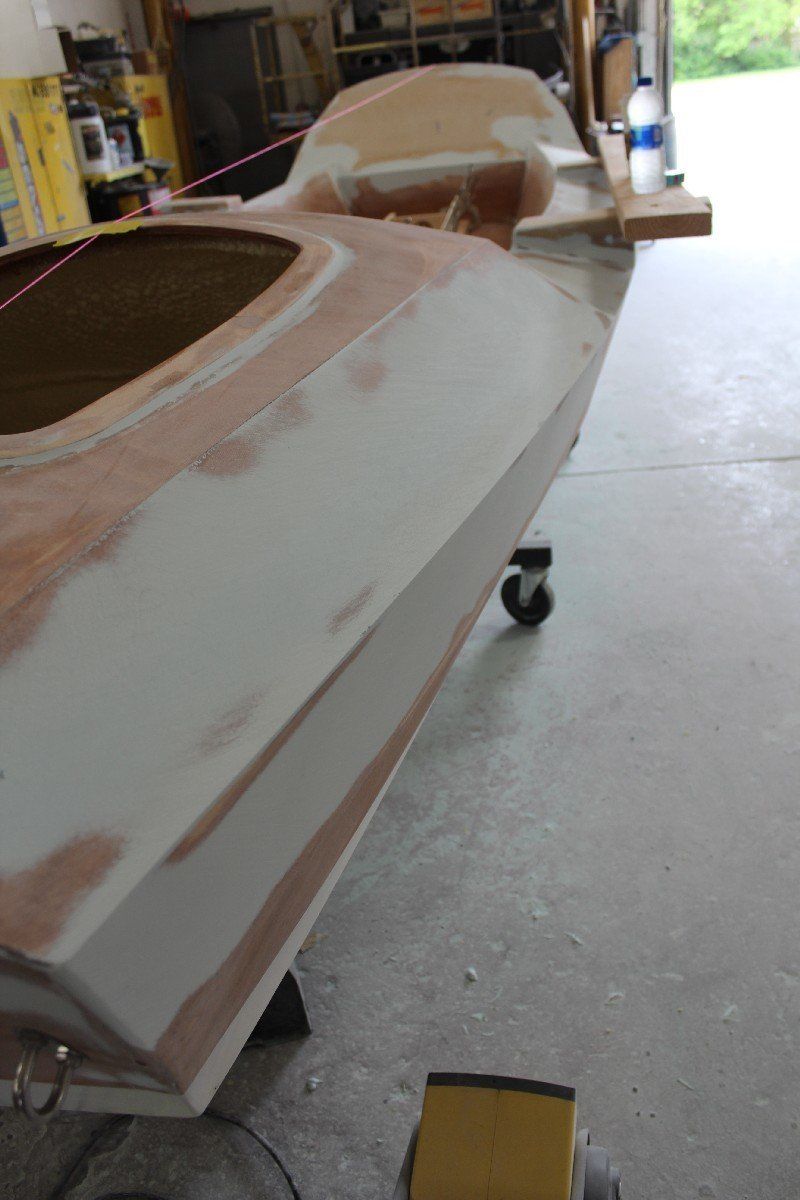 Shape work is being done by LandCraft on the Row4Kids boat