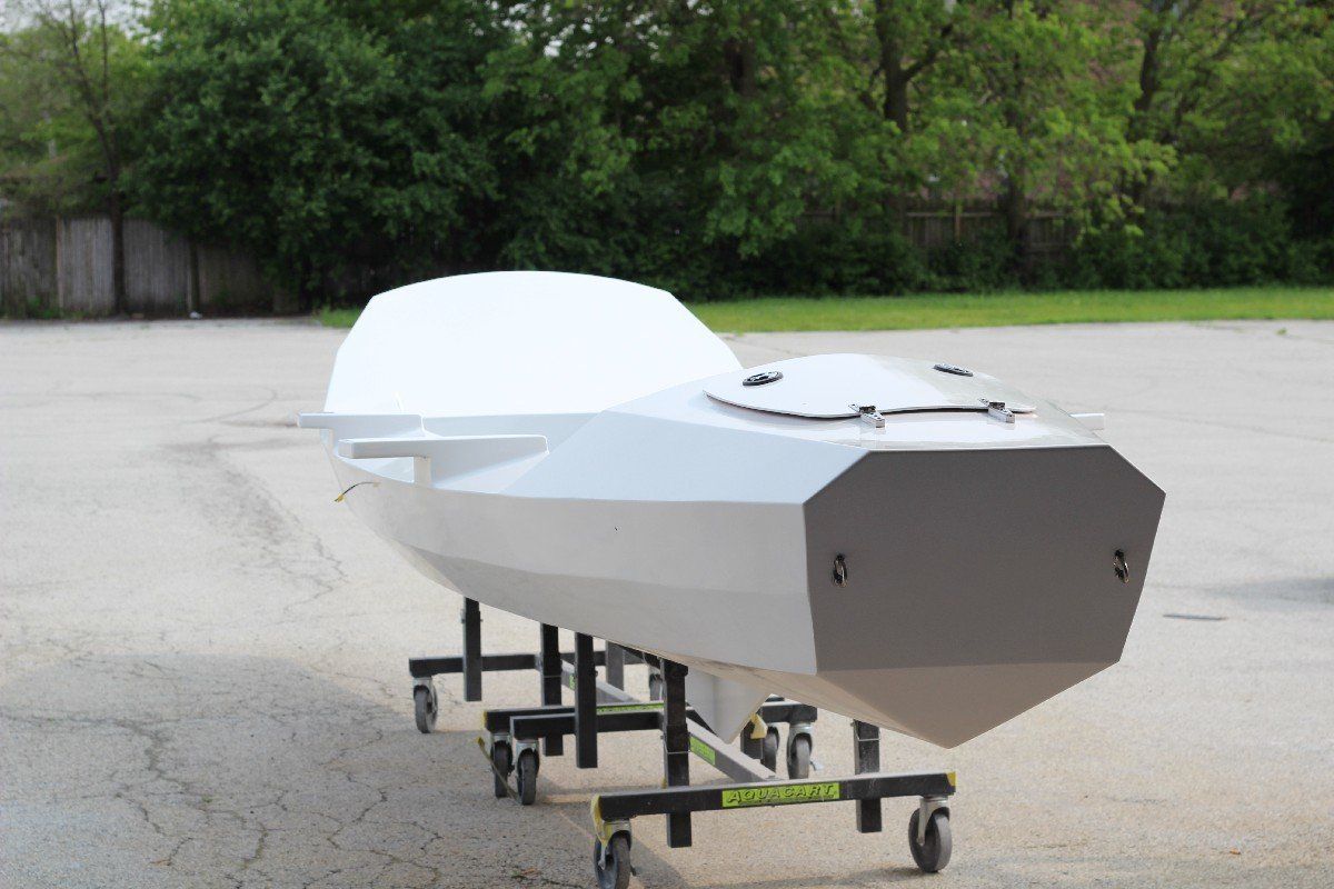 Row4Kids boat refinishing is completed by LandCraft