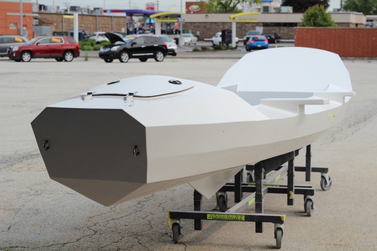 Row4Kids boat refinishing is completed by LandCraft