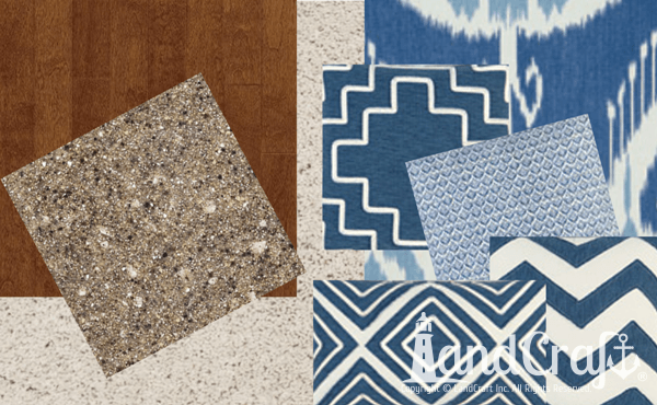 Boat interior design swatch