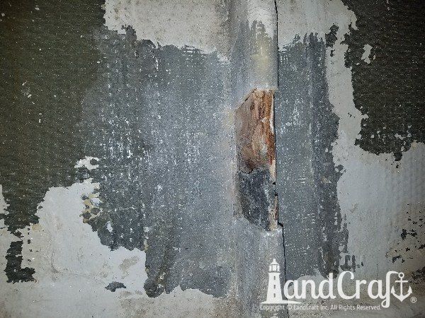 Seadog commercial passenger vessel with structural damage
