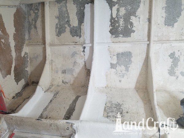 Seadog commercial passenger vessel with structural damage repaired by LandCraft