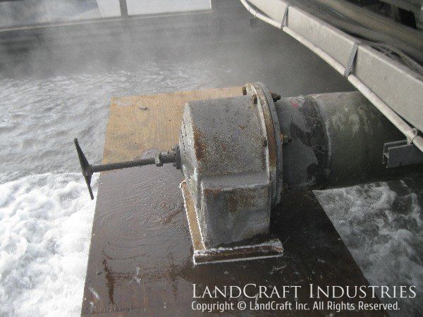 Cooling tower fiberglass pipe that has been repaired by LandCraft