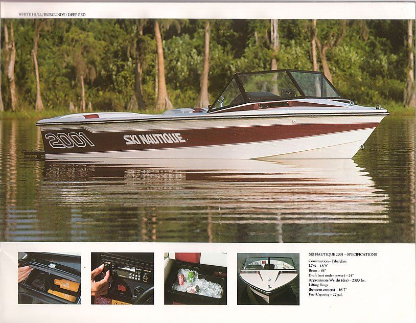 1987 Correct Craft Ski Nautique catalog picture