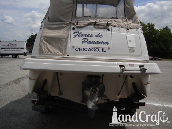 Repairs completed on boat with fiberglass structural and cosmetic damage