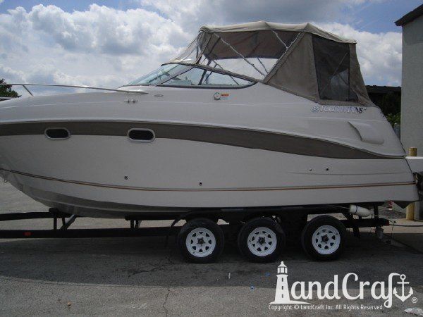 Repairs completed on boat with fiberglass structural and cosmetic damage