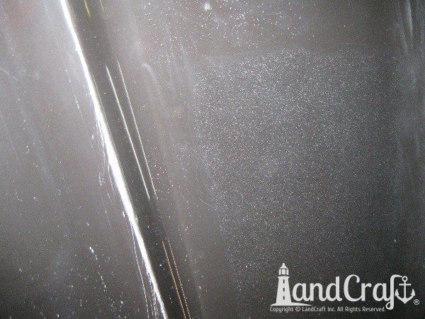 Gelcoat damage on Monterey Boat