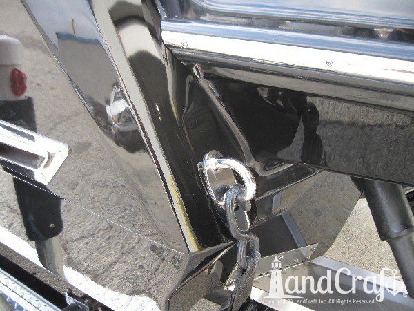 After picture of gelcoat repair on Monterey Boat