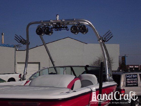 Mastercraft boat with structural fiberglass and gelcoat repairs completed