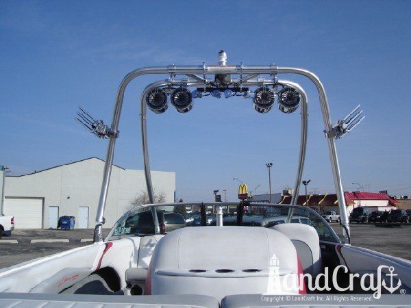 Mastercraft boat with structural fiberglass and gelcoat repairs completed